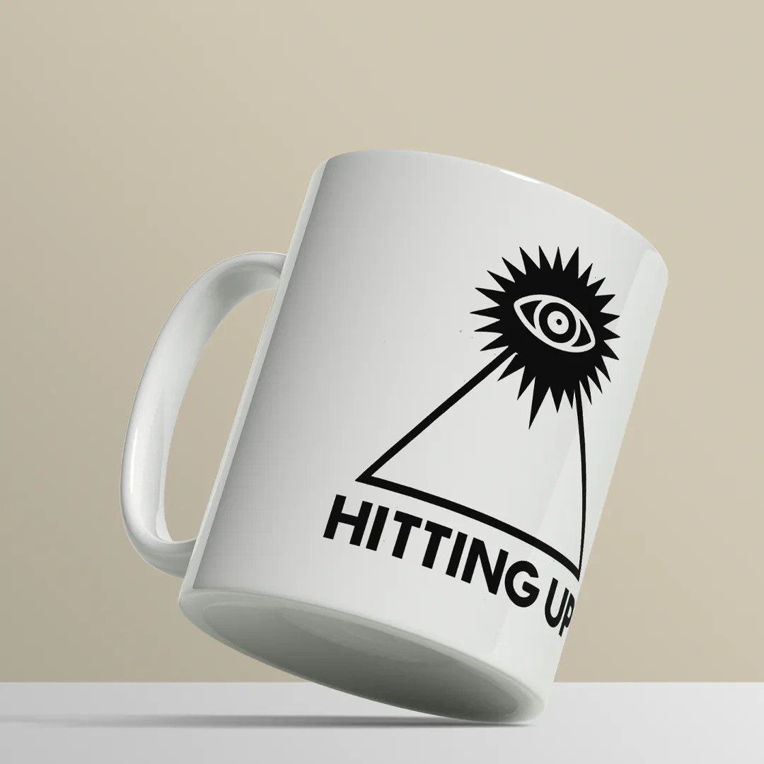 All Seeing Eye / White glossy mug